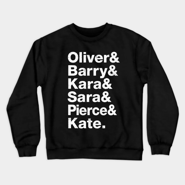 Arrowverse List Crewneck Sweatshirt by The_Interceptor